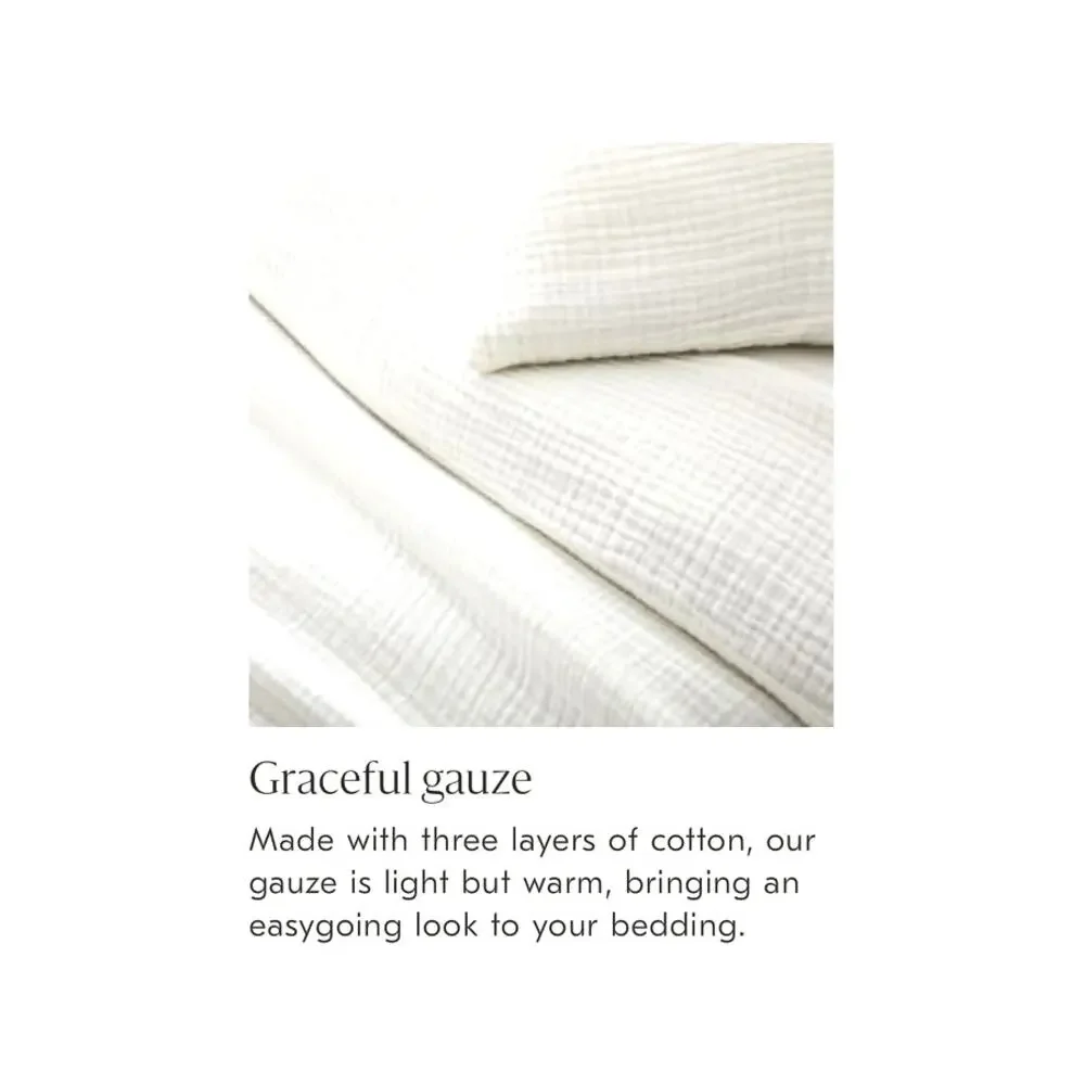 West Elm Dreamy Gauze Cotton Euro Sham Set of 2 Celadon Green New Pillow Cases